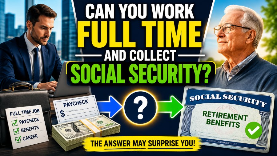 Can You Work Full Time and Collect Social Security